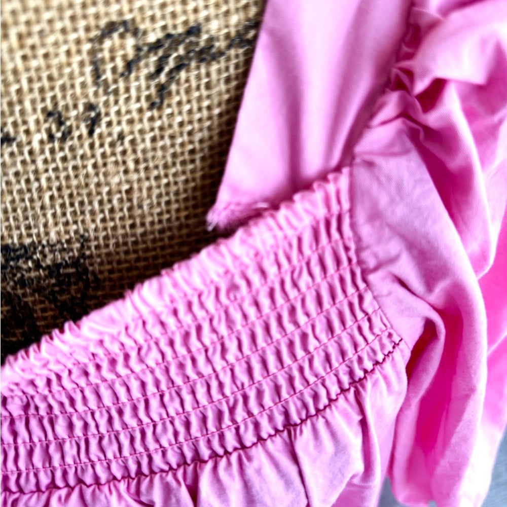 H&M Pink Ruched Detail Dress - Picture 6 of 7